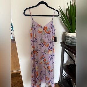 Lulu's Lavender Floral Dress